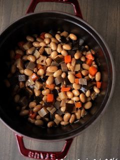 staubで作る五目煮豆-レシピのメイン写真