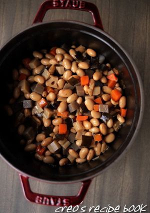 staubで作る五目煮豆-レシピのメイン写真