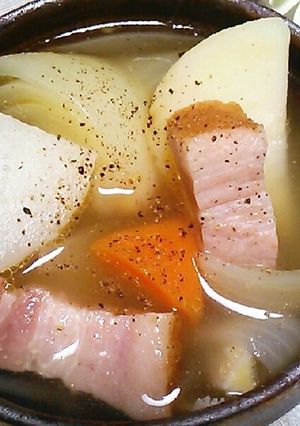簡単☆厚切りベーコンのポトフ♪-レシピのメイン写真