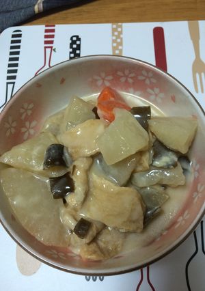 簡単！圧力鍋で白味噌の大根煮-レシピのメイン写真