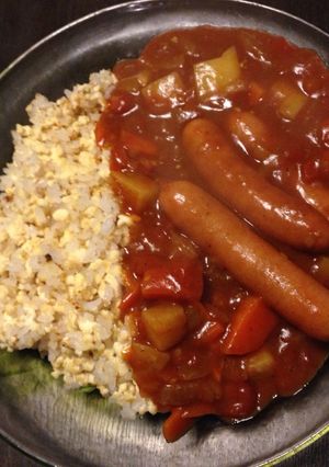 トマトカレー豆腐ライス-レシピのメイン写真