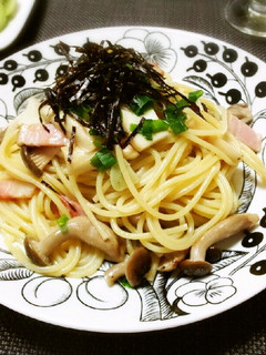 きのことベーコンの和風パスタ♪-レシピのメイン写真