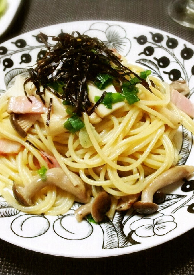 きのことベーコンの和風パスタ♪-レシピのメイン写真