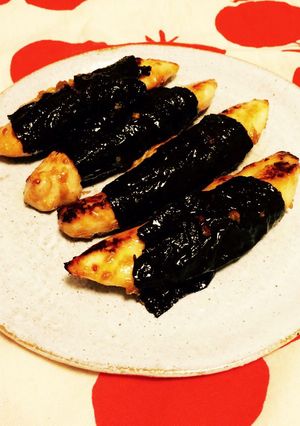 簡単ヘルシー！ササミの海苔巻き-レシピのメイン写真