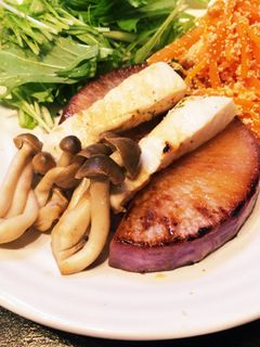 紫大根とかじきのソテー-レシピのメイン写真