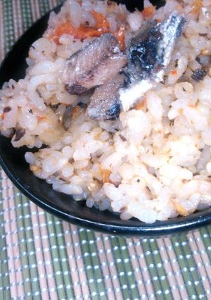 トマトとオイルサーディンの炊き込みご飯-レシピのメイン写真