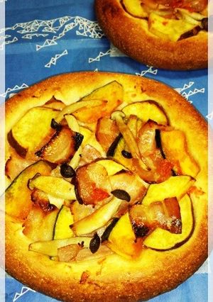 コク旨♡塩とまと味♡野菜盛りフォカッチャ-レシピのメイン写真