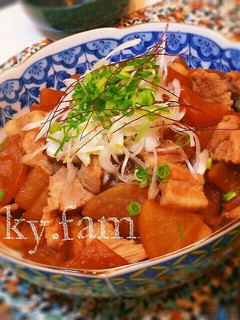 豚バラ大根の簡単角煮風-レシピのメイン写真