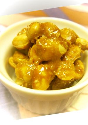 しょうが湯でキャラメル豆菓子-レシピのメイン写真