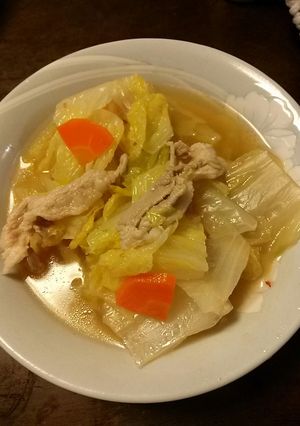 白菜たっぷり♪うまし！豚キムチ鍋-レシピのメイン写真