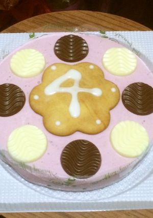 ブルーベリーレアーチーズケーキ-レシピのメイン写真