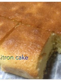 HMでチャチャっと柚子ケーキ-レシピのメイン写真
