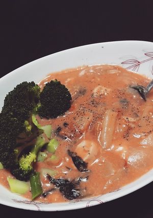 さっぱりトマトのクリームシチュー♪-レシピのメイン写真