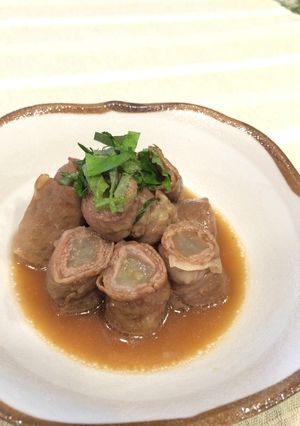 とろ〜んとトロける肉巻き大根煮-レシピのメイン写真