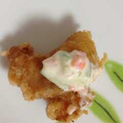 むね肉の唐揚げ 野菜のタルタルソース-レシピのメイン写真