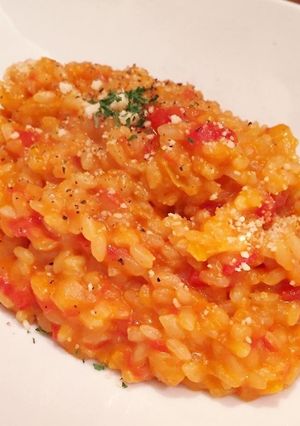 【簡単】トマトとクリームチーズのリゾット-レシピのメイン写真