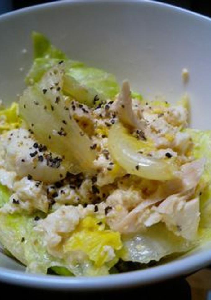 豆腐と卵のさっぱりサラダ☆ダイエット用-レシピのメイン写真