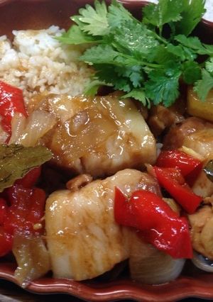 炊飯器でフィリピンの豚バラとチキンアドボ-レシピのメイン写真