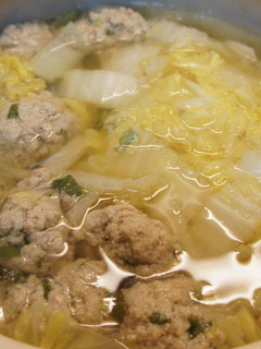 おから入り肉団子と白菜の鍋-レシピのメイン写真
