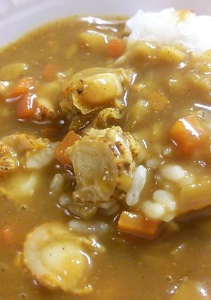 米粉でホタテカレー♪-レシピのメイン写真