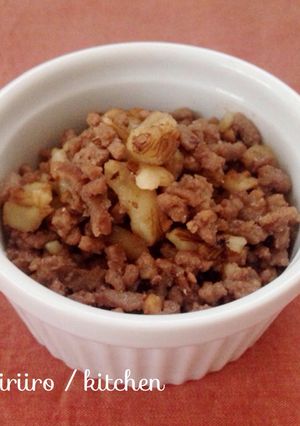 我が家のクルミ肉味噌-レシピのメイン写真