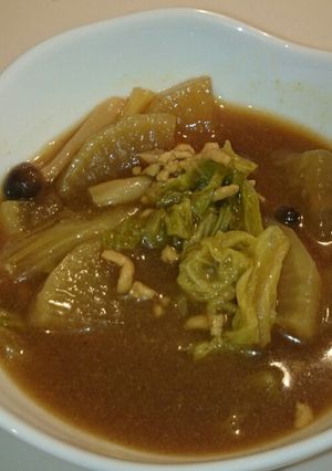 大根と白菜のカレー醤油煮-レシピのメイン写真
