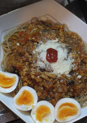 豆腐のお肉で作る昭和４０年代ミートソース-レシピのメイン写真