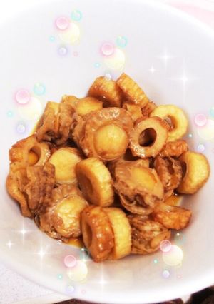 ホタテとちくわの煮物♡激簡単-レシピのメイン写真