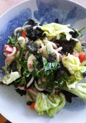 ツナマヨと大根のうどんサラダ-レシピのメイン写真