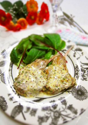 ラム肉のソテー✿マスタードクリームソース-レシピのメイン写真