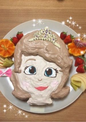 小さなプリンセス ソフィア♡キャラケーキ-レシピのメイン写真