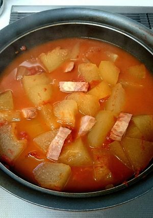 冬瓜の和風トマト煮込み☆-レシピのメイン写真