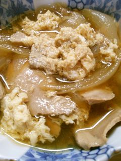 簡単 ランチ マグロ 玉ねぎの 卵とじ♪-レシピのメイン写真