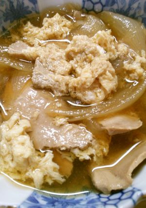 簡単 ランチ マグロ 玉ねぎの 卵とじ♪-レシピのメイン写真