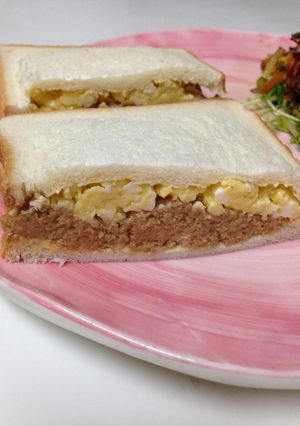そぼろサンドイッチ-レシピのメイン写真