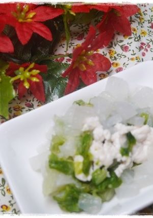 離乳食中期　鶏ささみと大根とレタスの煮物-レシピのメイン写真