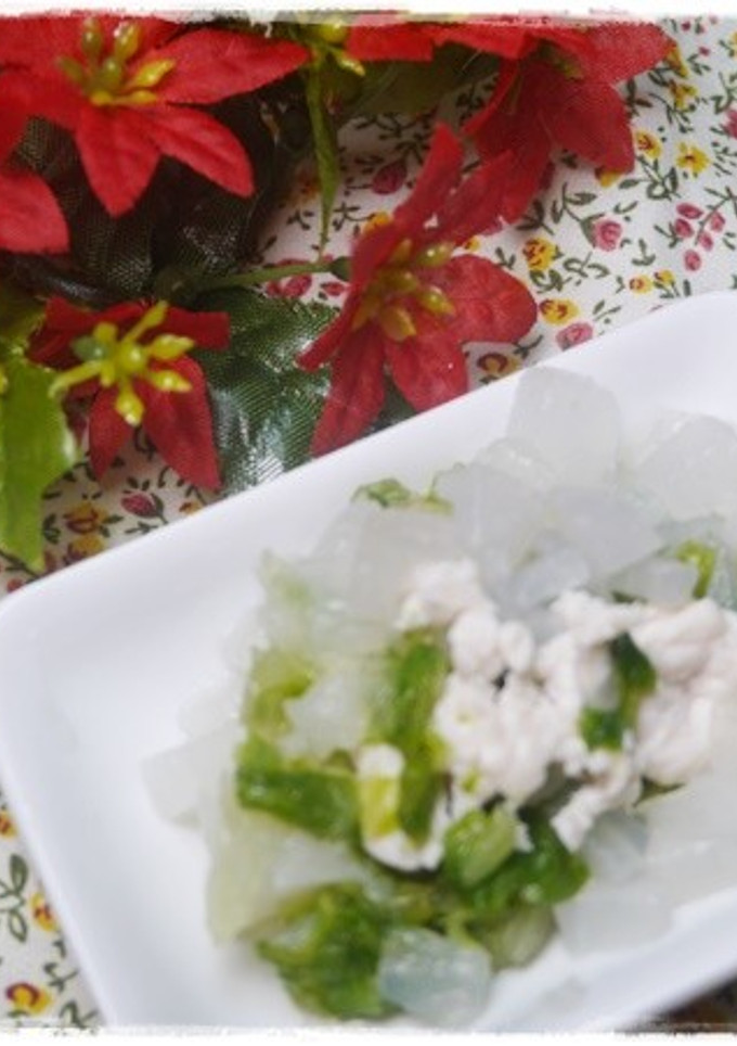 離乳食中期　鶏ささみと大根とレタスの煮物-レシピのメイン写真