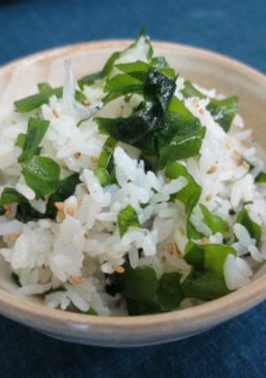 生ワカメの混ぜご飯-レシピのメイン写真