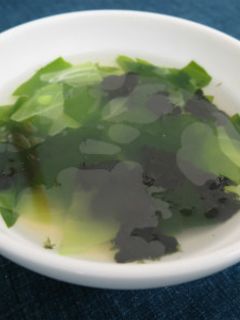 生ワカメの中華風スープ-レシピのメイン写真