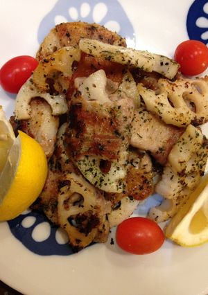簡単!!レンコンの豚肉巻き 洋風-レシピのメイン写真