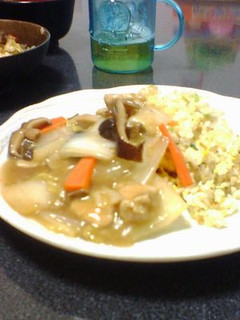 一風変わった中華飯☆あんかけチャーハン-レシピのメイン写真
