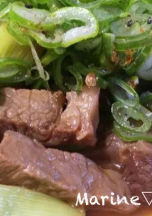 ご飯が進む！牛肉とねぎの甘辛煮-レシピのメイン写真
