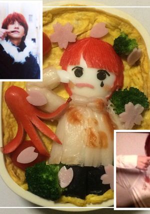 キャラ弁・セカオワ弁当Fukase-レシピのメイン写真
