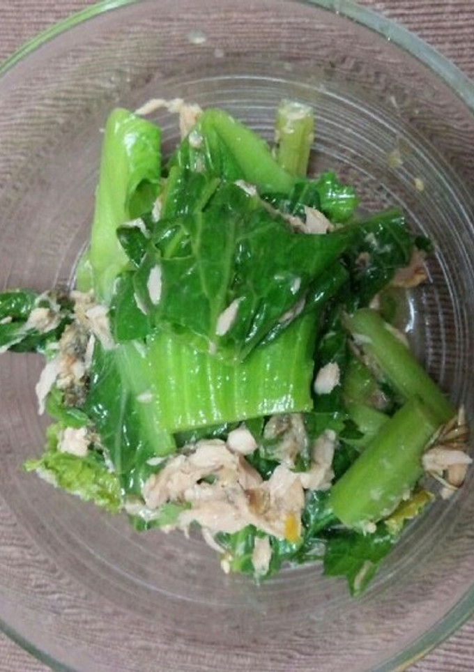 ツナとこぶ菜とゆずの中華風和え物-レシピのメイン写真