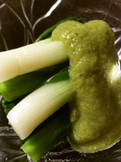 葉にんにくのぬた和え-レシピのメイン写真