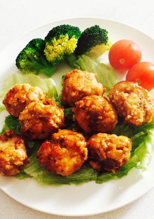 手が汚れず作れる☆ 簡単ヘルシー肉団子-レシピのメイン写真