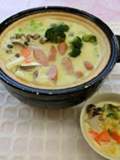 コーンクリーム鍋-レシピのメイン写真