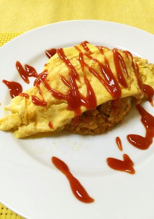 素人の適当オムライス-レシピのメイン写真