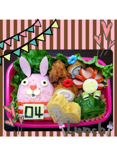 キャラ弁☆ウサビッチ☆キャラおかず♪-レシピのメイン写真