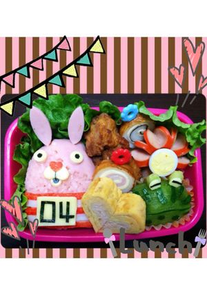 キャラ弁☆ウサビッチ☆キャラおかず♪-レシピのメイン写真